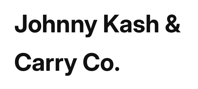 Johnny Kash & Carry Sets Sights on Exclusive Product Lines and Community Impact as Online Store Gains Momentum